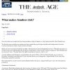 What makes bombers tick? - The Age